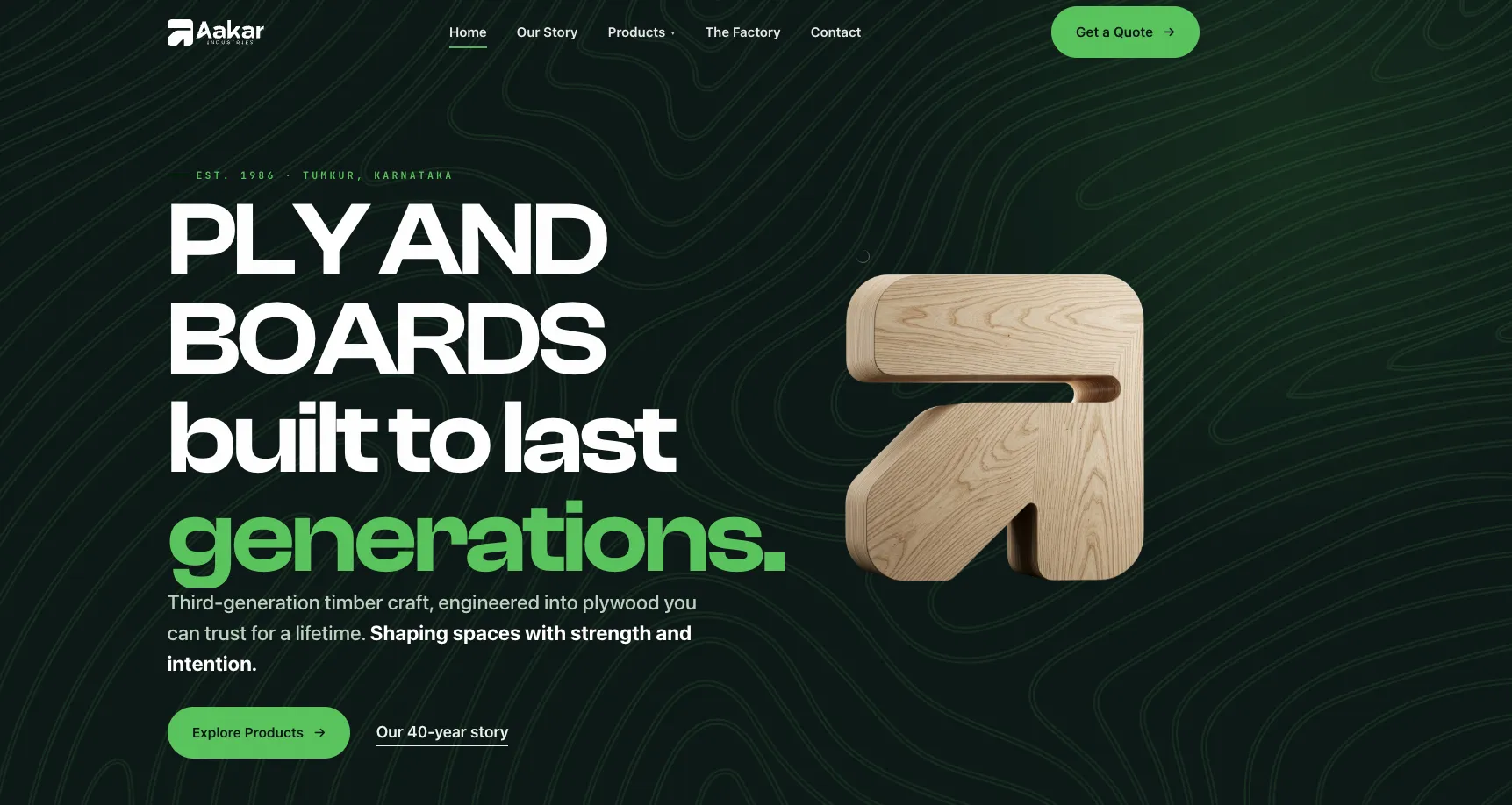 aakarply.com homepage