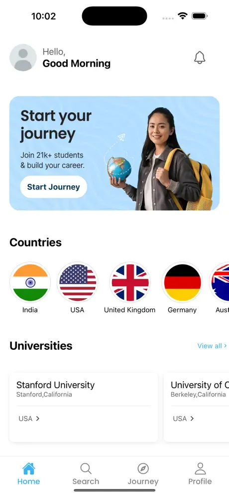 Vidysea home screen